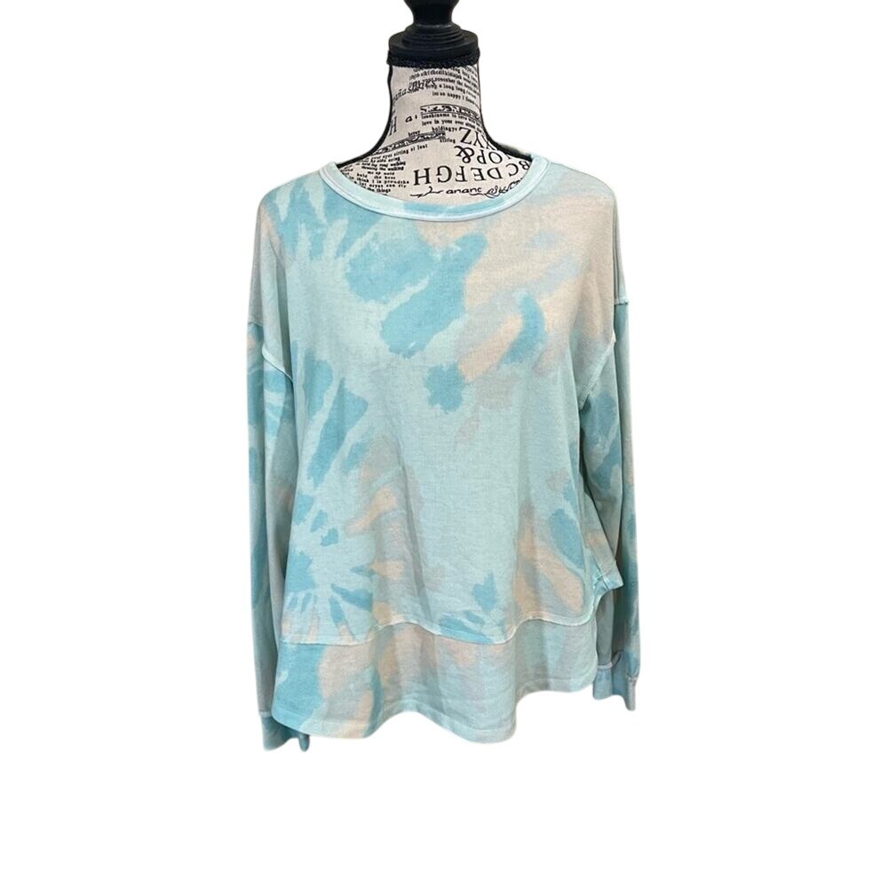 Altar'd state asymmetric tye dye top medium